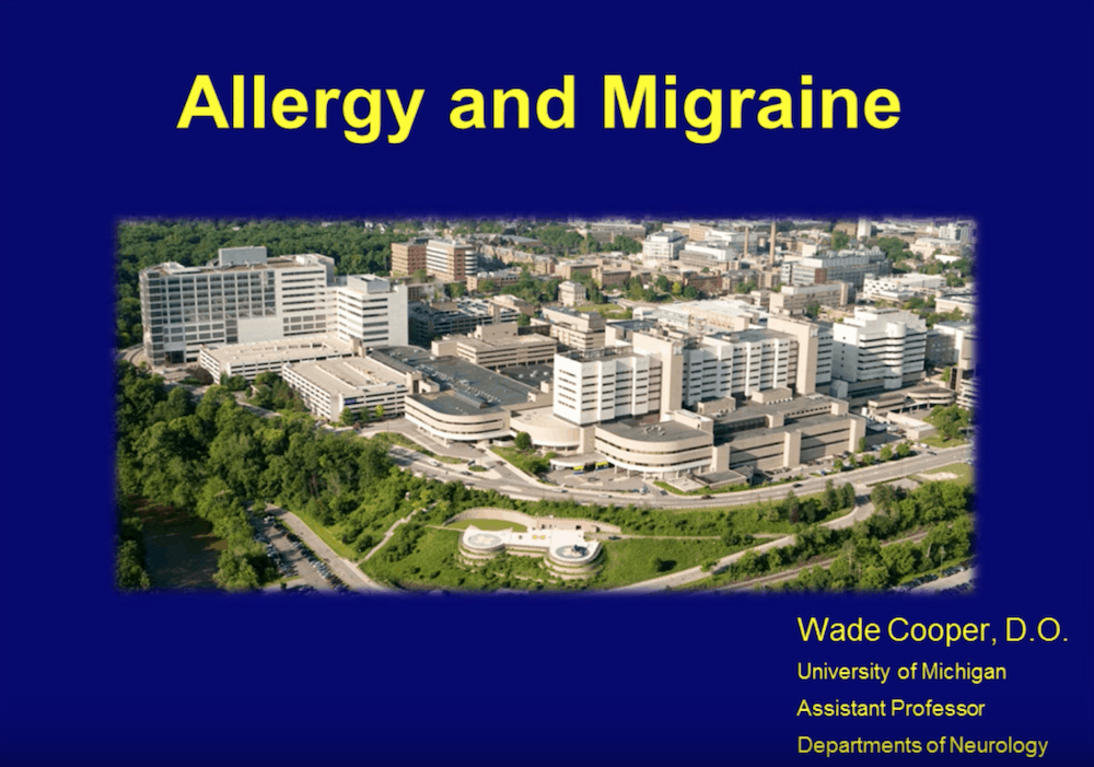 Allergy And Migraine National Headache Foundation