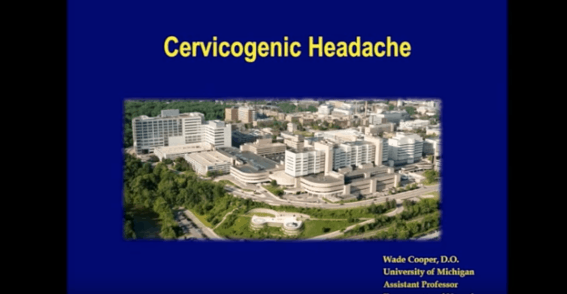 Cervicogenic Headache National Headache Foundation