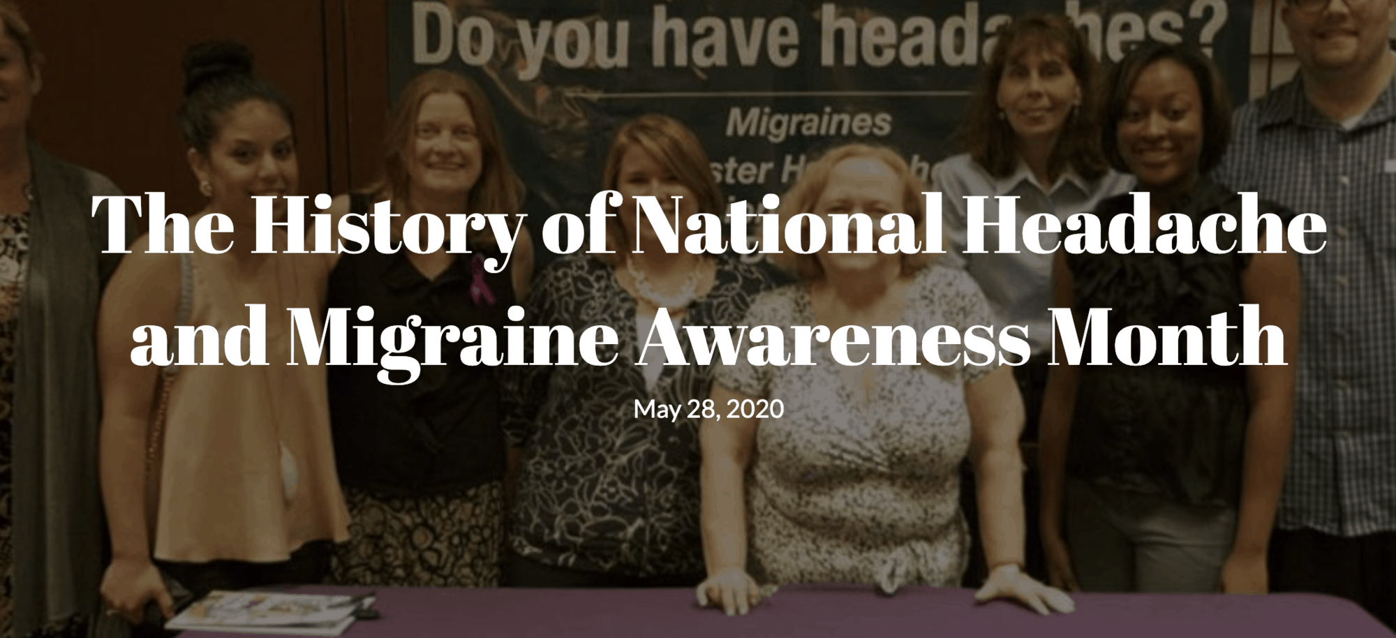 National Migraine and Headache Awareness Month History