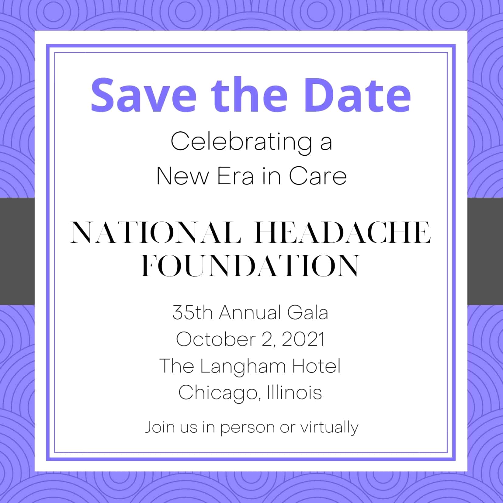 Save the Date for NHF Gala