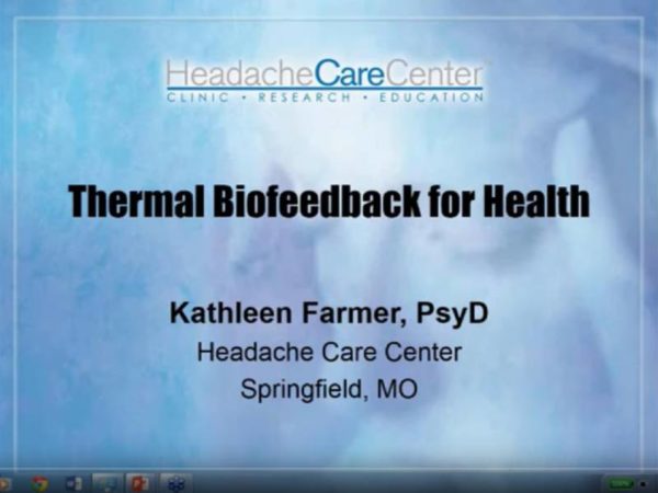 thermal biofeedback for health