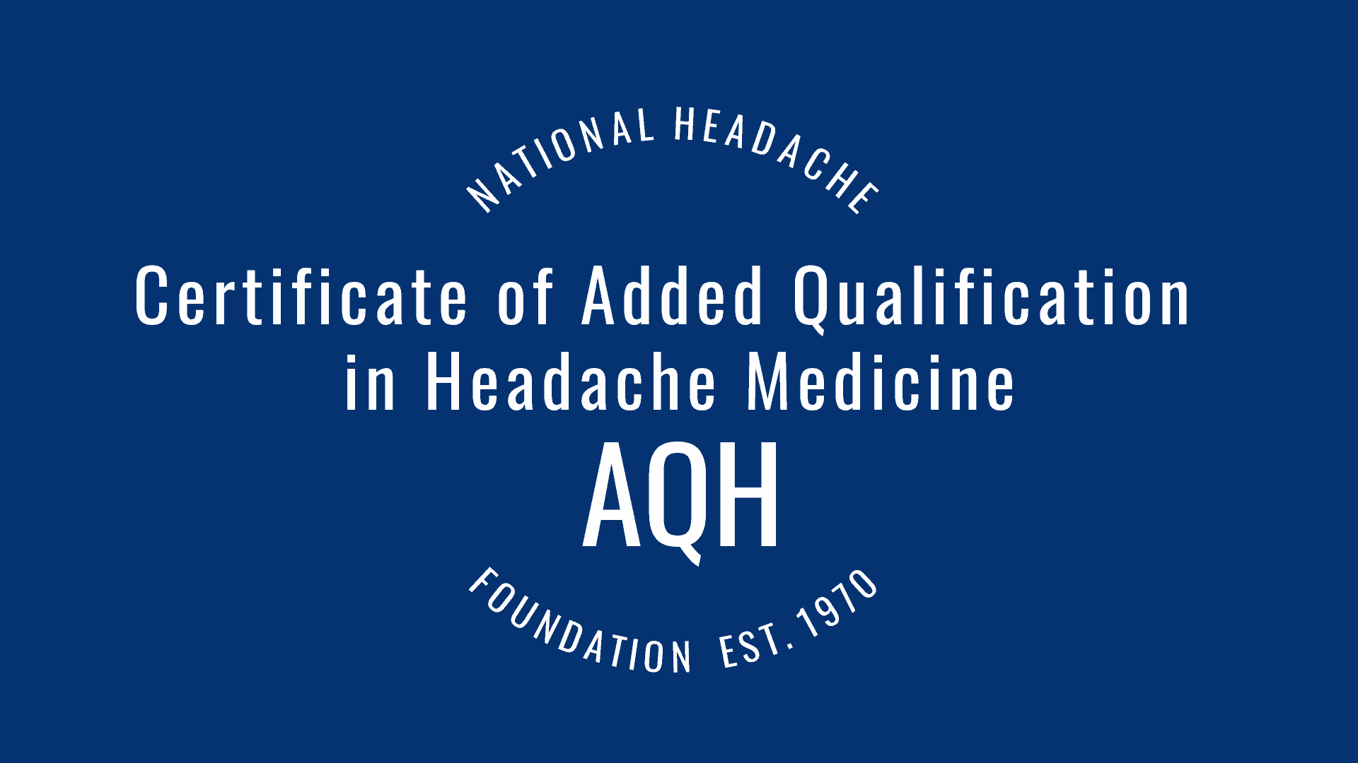 AQH Certificate Cover