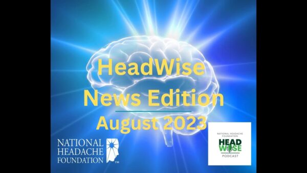 Glowing brain graphic with text 